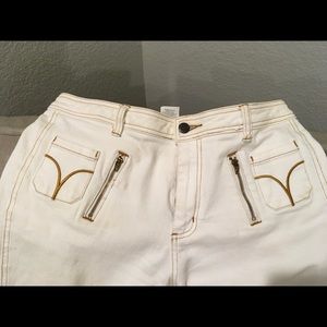 Bebe White Jeans